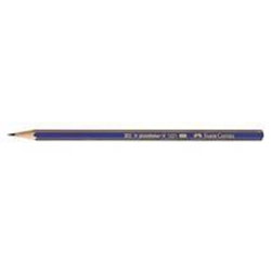 Faber-Castell Goldfaber 1221 Lapiz de Grafito HB - Alta Calidad - Resistente a la Rotura - Cuerpo en Azul y Rayas Doradas
