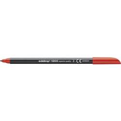 Edding 1200 Rotulador - Punta Redonda - Trazo entre 0.5 y 1 mm. - Tinta con Base de Agua - Color Rojo