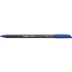 Edding 1200 Rotulador - Punta Redonda - Trazo entre 0.5 y 1 mm. - Tinta con Base de Agua - Color Azul