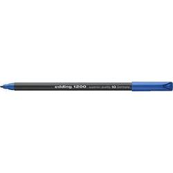 Edding 1200 Rotulador - Punta Redonda - Trazo entre 0.5 y 1 mm. - Tinta con Base de Agua - Color Azul Claro