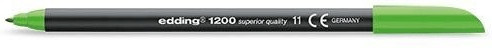 Edding 1200 Rotulador - Punta Redonda - Trazo 1mm - Tinta con Base de Agua - Color Verde Claro