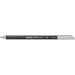 Edding 1200 Rotulador - Punta Redonda - Trazo 1mm - Tinta con Base de Agua - Color Plata