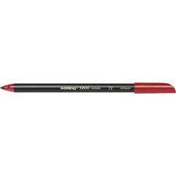 Edding 1200 Rotulador - Punta Redonda - Trazo 1mm - Tinta con Base de Agua - Color Rojo Metalizado