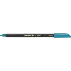 Edding 1200 Rotulador - Punta Redonda - Trazo 1mm - Tinta con Base de Agua - Color Verde Metalizado
