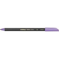 Edding 1200 Rotulador - Punta Redonda - Trazo 1mm - Tinta con Base de Agua - Color Violeta Metalizado