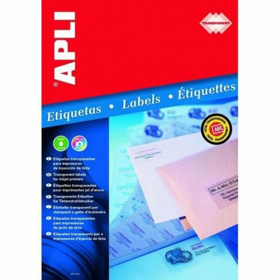 Apli Etiquetas Blancas Permanentes Recicladas 105.0 x 148.0mm 100 Hojas