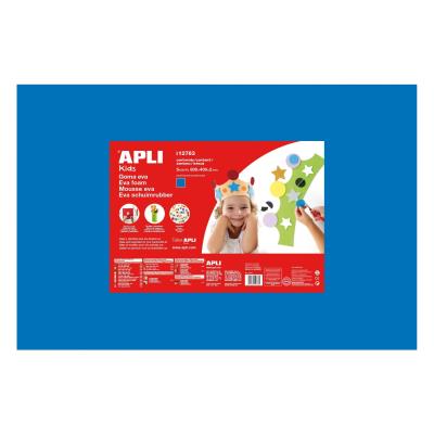 Apli Goma Eva Azul 600x400 - 5 Hojas de Espuma Suave y Flexible para Manualidades y Decoracion