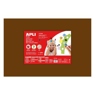 Apli Goma Eva Marron 600x400 - 5 Hojas de Alta Calidad y Facil de Cortar