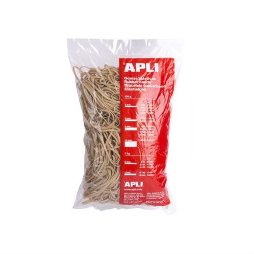 Apli Gomas Elasticas Ø 160 x 3 mm - Alta Calidad - Bolsa con 100g