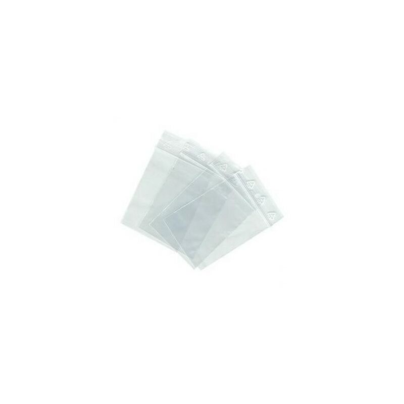 Apli Pack de 100 Bolsas de Auto Cierre 160 x 220 mm - Cierre Seguro - Aptas para Alimentos