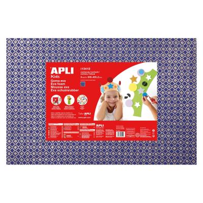 Apli Goma Eva Impresa Purpurina Circulos 600x400 - 3 Hojas Brillantes y Resistentes