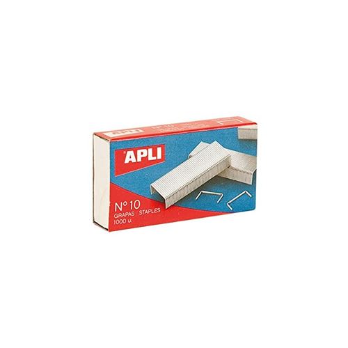 Apli Grapas Galvanizadas Plata Brillante - Ø 0.53mm - Precisas y Duraderas