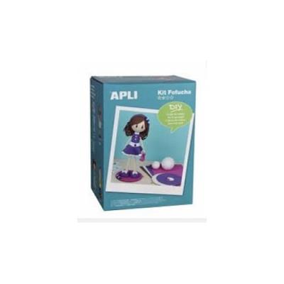 Apli Kit de Manualidades Fofucha Alice - Todo el Material Incluido - Patrones e Instrucciones Visuales - Nivel Medio - Ideal para Actividades Guiadas