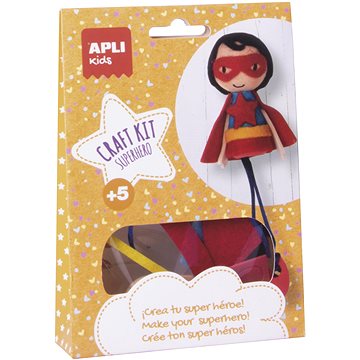 Apli Mini Kit de Manualidades Superheroe - Reduce Estres - Aumenta Autoestima - Mejora Memoria - Desarrolla Coordinacion - Enriquecimiento Personal