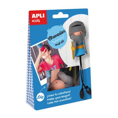 Apli Mini Kit de Manualidades Caballero - Reduce Estres - Aumenta Autoestima - Mejora Memoria - Desarrolla Coordinacion - Enriquecimiento Personal - Recomendado +4 Años