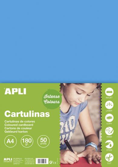 Apli Cartulina Azul Cielo A4 170g 50 Hojas