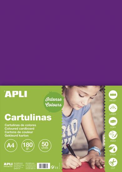 Apli Cartulina Violeta A4 170g 50 Hojas