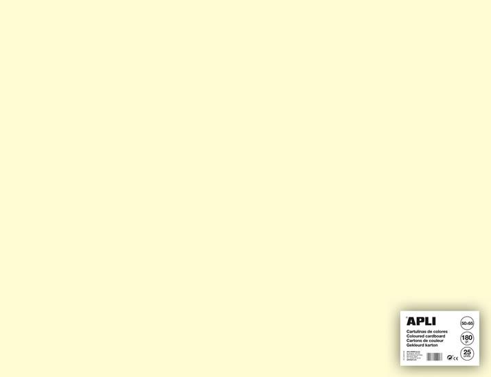 Apli Cartulina Marfil 50 x 65cm 170g 25 Hojas