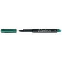 Faber-Castell Multimark Rotulador Permanente - Ancho de Trazo 0.6mm - Goma de Borrar Integrada - Resistente a la Luz y al Agua - Color Verde