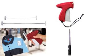 Apli Caja de 5.000 Navetes Estandar para Etiquetadoras Textiles - Alta Calidad - Fijacion Papida y Segura - No Daña Tejidos - Compatibles con Pistola Textil Apli 101545