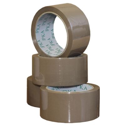 Dohe Pack de 6 Rollos de Precinto de Polipropileno - Medidas 48mm x 66m - Color Marron