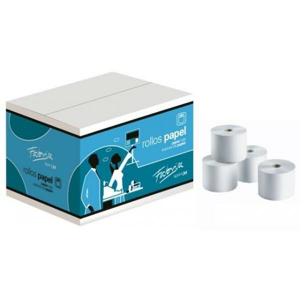 Fabrisa Rollo de Papel Autocopiativo - Medidas 75x65x12mm