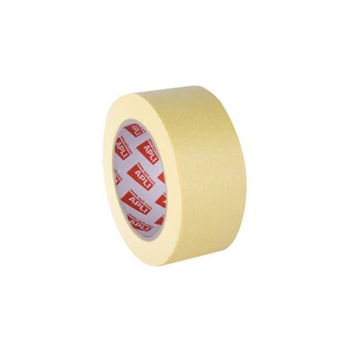Apli Cinta Pintor 48mm x 45m - Papel de 57 g/m² - Facil de Cortar y Aplicar - Resistente a la Humedad - Ideal para Pintura y Decoracion
