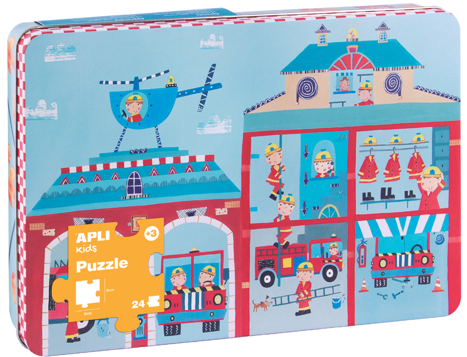 Apli Caja Metalica Fashion - 35 Magnets - Fomenta Observacion e Imaginacion - Aumenta Concentracion y Atencion - Recomendado para Mayores de 3 Años