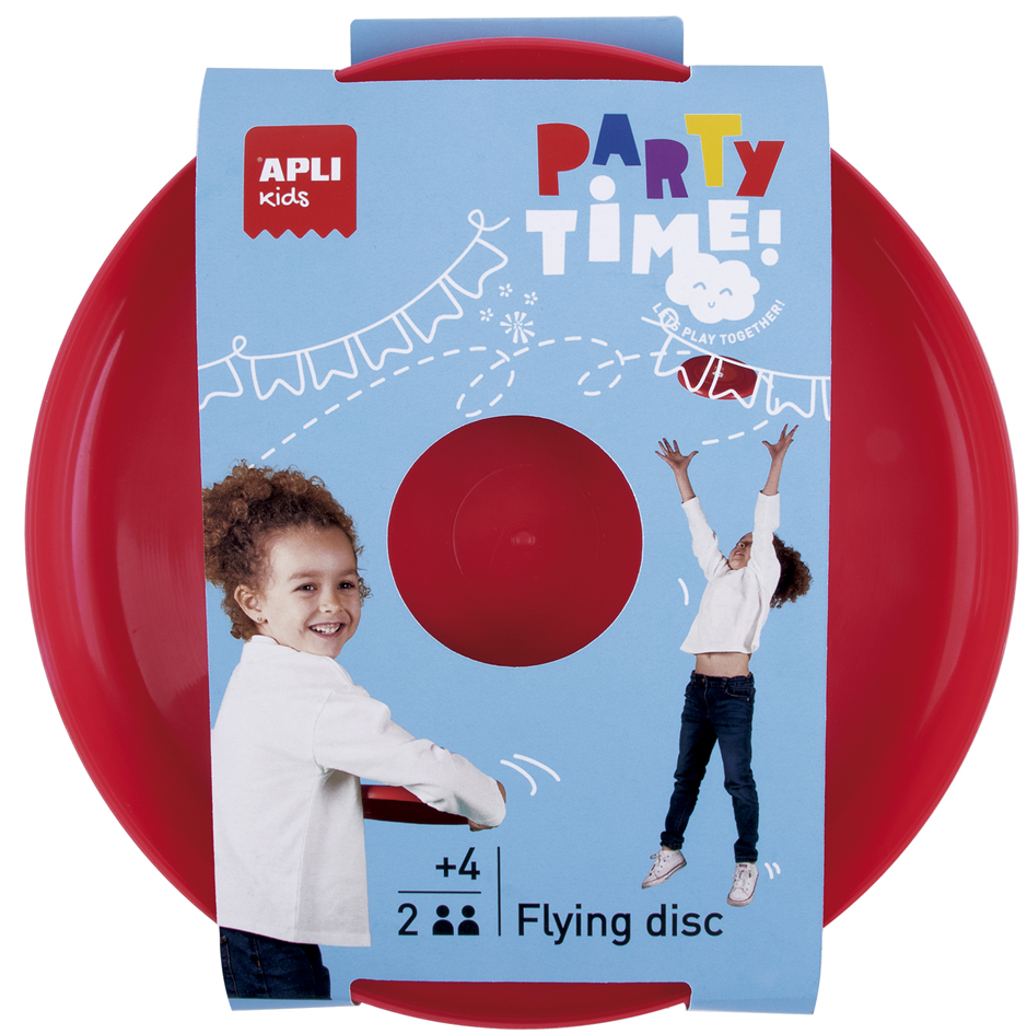 Apli Disco Volador Party Time - Perfecto para Aire Libre - Fomenta Ejercicio y Socializacion