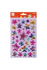 Apli Bolsa de Pegatinas de Estrellas - Adhesivo Permanente - Ideal para Scrapbooking - Estimula Creatividad y Psicomotricidad Fina