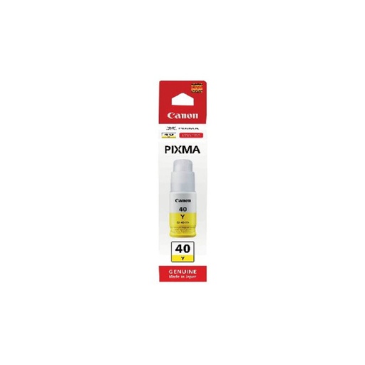 [3402C001] Canon GI40 Amarillo Botella de Tinta Original - GI40Y/3402C001