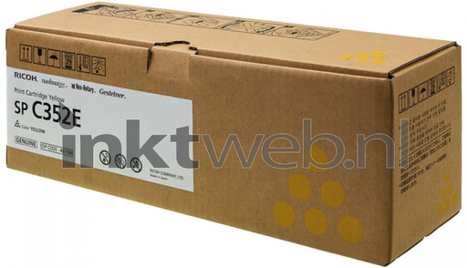 [408218] Ricoh SP C352E Amarillo Cartucho de Toner Original - 408218/SP C352E