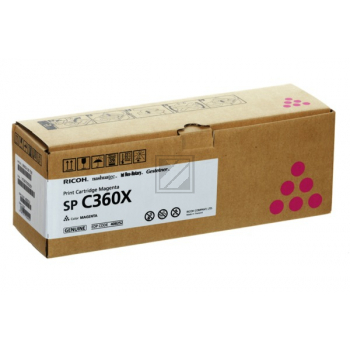 [408252] Ricoh Aficio SP-C361 Magenta Cartucho de Toner Original - 408252/SPC360X