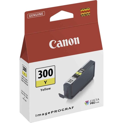 [4196C001] Canon PFI300 Amarillo Cartucho de Tinta Original - 4196C001/PFI300Y
