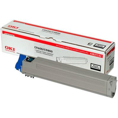 [43837132] OKI C9655 Negro Cartucho de Toner Original - 43837132
