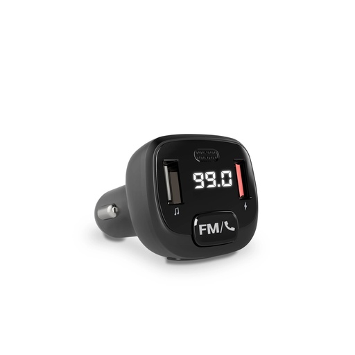 [455577] Energy Sistem Transmisor FM para el Coche - Bluetooth - MicroSD - USB MP3 - Asistente de Voz - Manos Libres - Color Negro