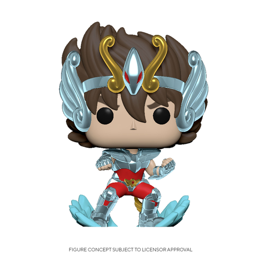 [47690] Funko Pop Animacion Caballeros del Zodiaco Saint Seiya Pegasus Hyoga - Figura de Vinilo - Altura 9cm aprox.