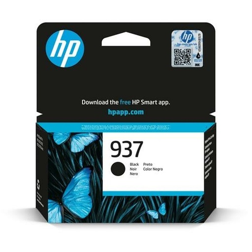 [4S6W5NE] HP 937 Negro Cartucho de Tinta Original - 4S6W5NE