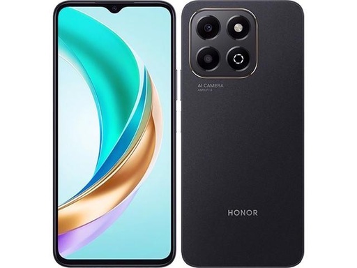 [5109BGFX] Honor X6b Smartphone Pantalla 6.56" - 4GB - 128GB - Camara Principal 50MP - Bateria 5200mAh - Admite Carga de 35W - Color Negro