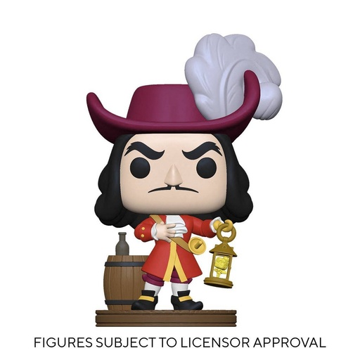 [57348] Funko Pop Disney Villanos Capitan Garfio - Figura de Vinilo - Altura 10cm aprox.