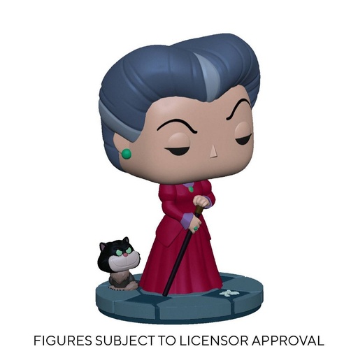 [57351] Funko Pop Disney Villanos Lady Tremaine La Madrastra - Figura de Vinilo - Altura 12cm aprox.