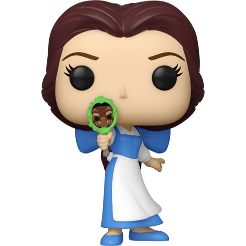 [57583] Funko Pop Disney La Bella y la Bestia Bella con Espejo - Figura de Vinilo - Altura 9.5cm aprox.