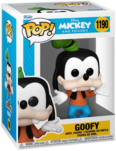 [59622] Funko Pop Disney Classics Mickey and Friends Goofy - Figura de Vinilo - Altura 9.5cm aprox.