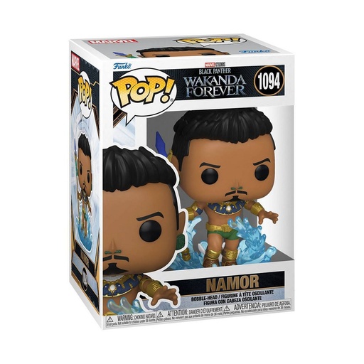 [63938] Funko Pop Marvel Black Panther Wakanda Forever Namor - Figura de Vinilo - Altura 9cm aprox.