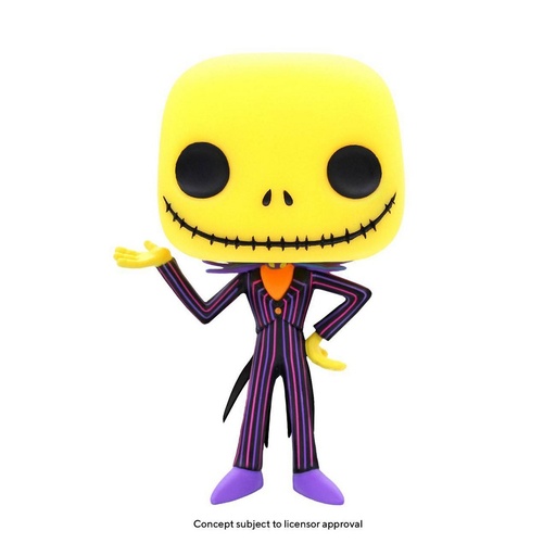 [63960] Funko Pop Disney Pesadilla antes de Navidad Jack Blacklight - Figura de Vinilo - Altura 9.5cm aprox.