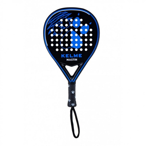 [683489203614] Kelme Mastin Pala de Padel - Forma Mixta - Marco y Cara 100% Fibra de Vidrio - Nucleo Goma Eva