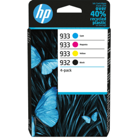 [6ZC71AE] HP 932 + 933 Pack de 4 Cartuchos de Tinta Originales - 6ZC71AE