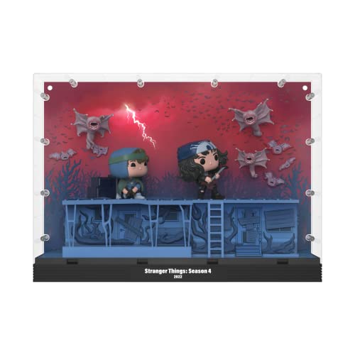 [70257FK] Funko Pop Moments Deluxe Stranger Things Set Fase 3 Eddie and Dustin - Figuras de Vinilo