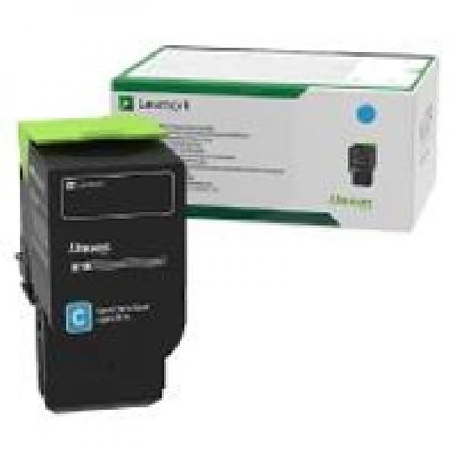 [78C2XC0] Lexmark CS421/CS521/CS622/CX421/CX522/CX622/CX625 Cyan Cartucho de Toner Original - 78C2XC0/78C2XCE