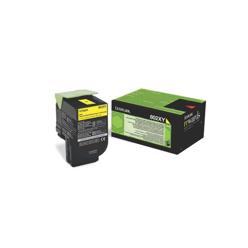 [80C2XY0] Lexmark CX510 Amarillo Cartucho de Toner Original - 80C2XY0/80C2XYE/80C0X40/802XY